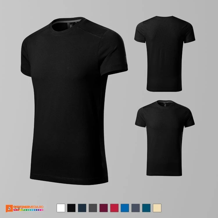 tricouri negre barbatesti promotionale din bumbac si elastan ad150 tricouri negre barbatesti promotionale din bumbac si elastan ad150 poza 8