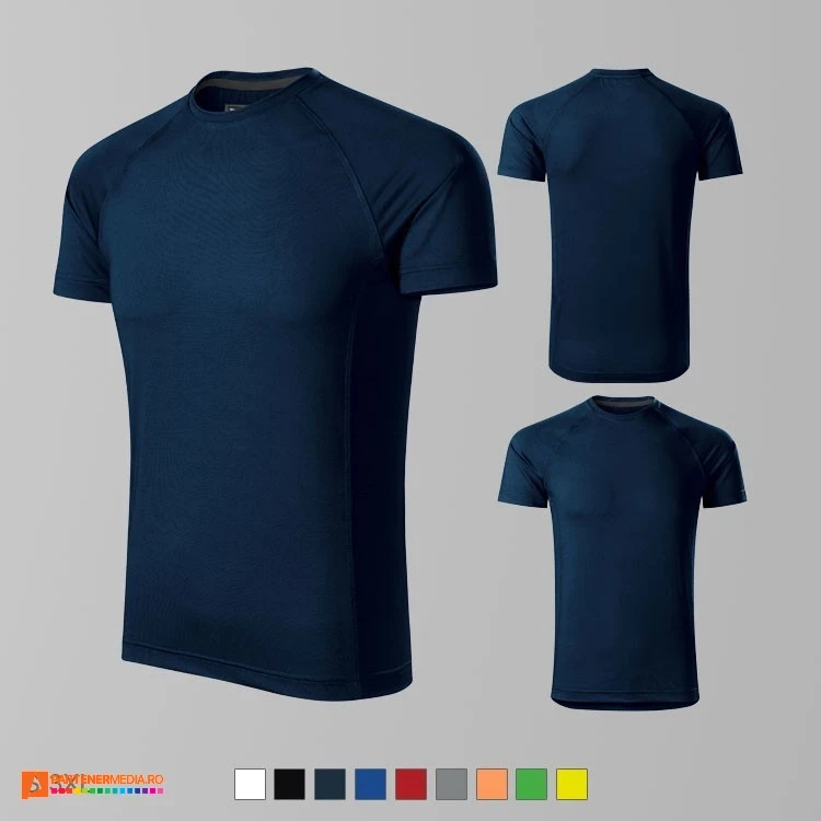 tricouri bleumarin barbatesti din bumbac si elastan ad175 tricouri bleumarin barbatesti din bumbac si elastan ad175 poza 4