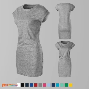 tricouri gri promotionale tip rochie ad178 poza 8