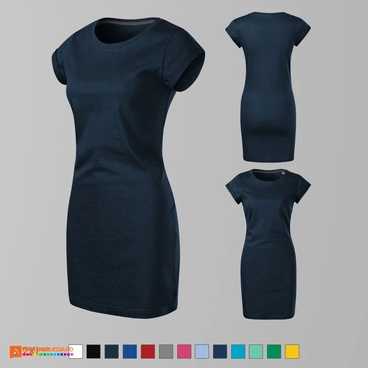 tricouri promotionale bleumarintip rochie ad178 poza 6