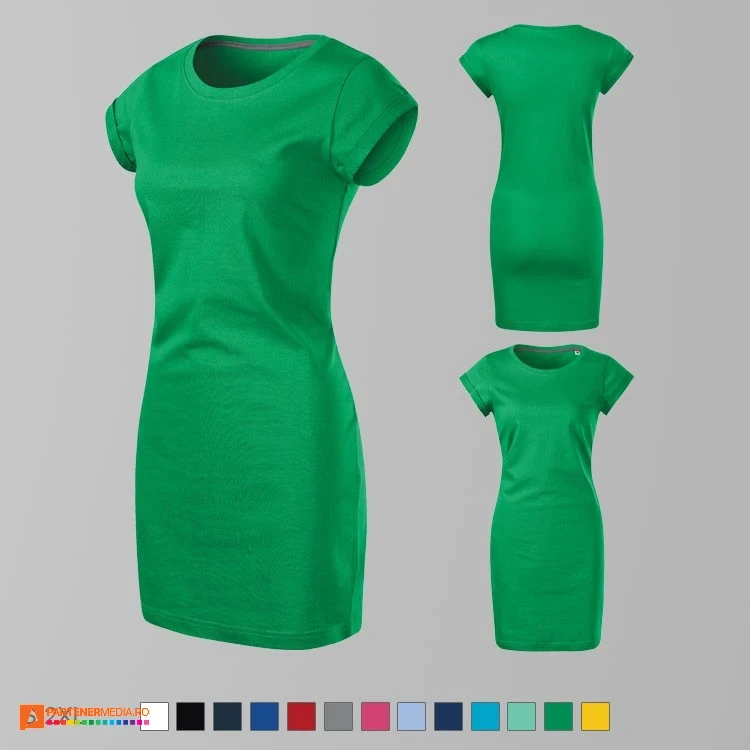 tricouri verzi promotionale tip rochie ad178 poza 13