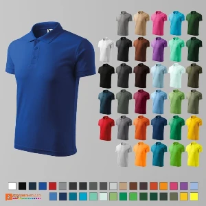 tricouri polo barbatesti din bumbac si poliester ad203