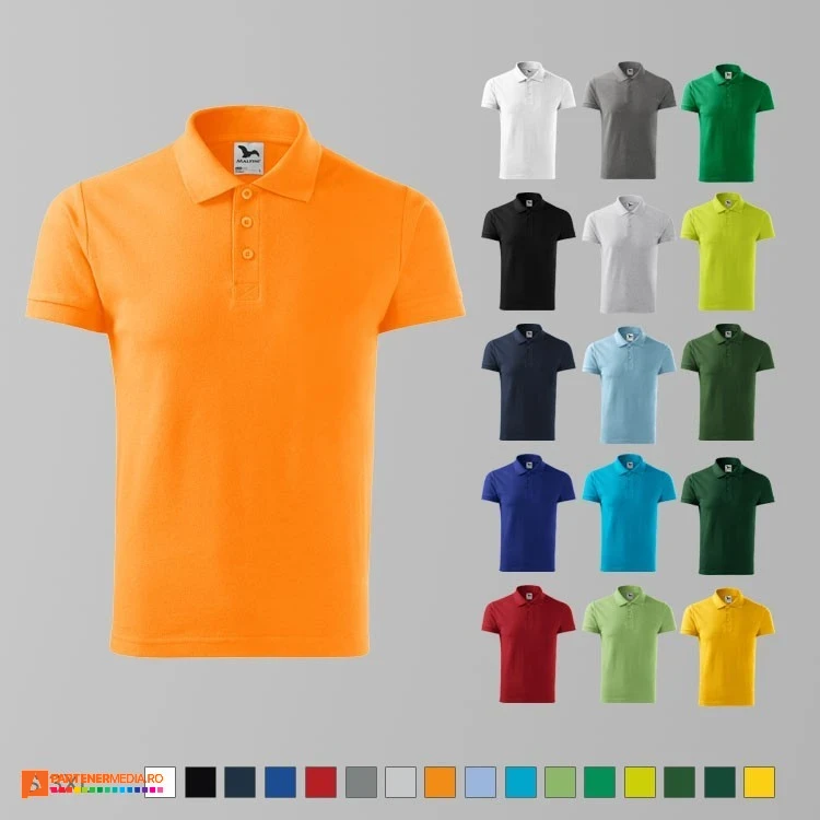 tricouri polo promotionale pentru barbati ad212 poza 1