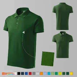 tricouri polo verzi promotionale pentru barbati ad212 poza 17