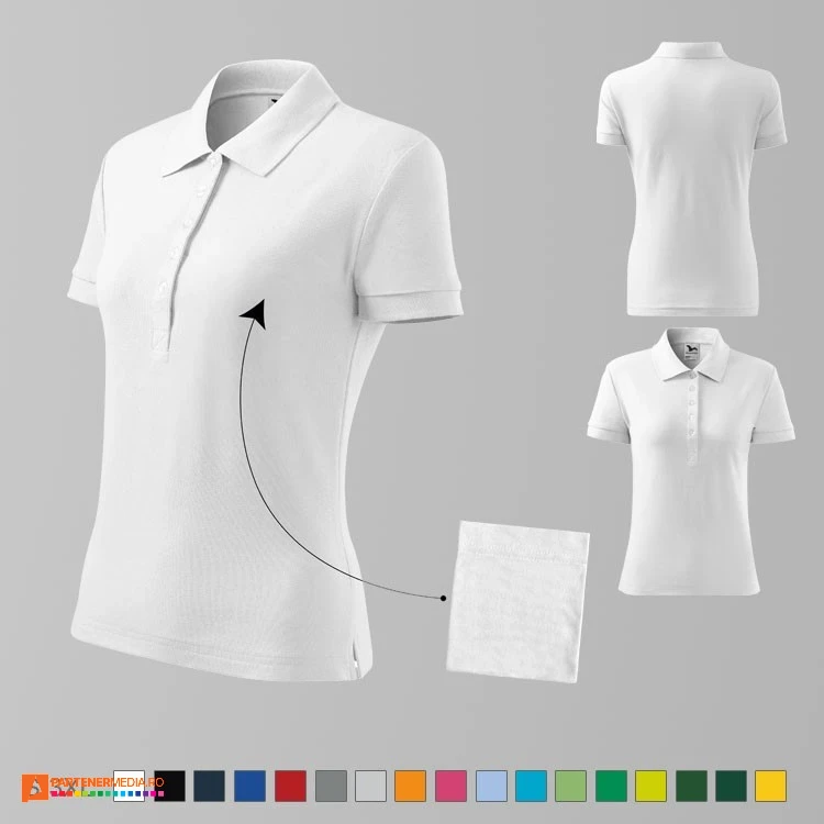 tricouri polo promotionale albe pentru dame ad213 poza 2