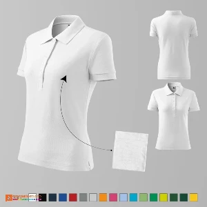 tricouri polo promotionale albe pentru dame ad213 poza 2