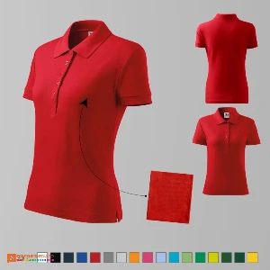 tricouri polo promotionale rosii pentru dame ad213 poza 11