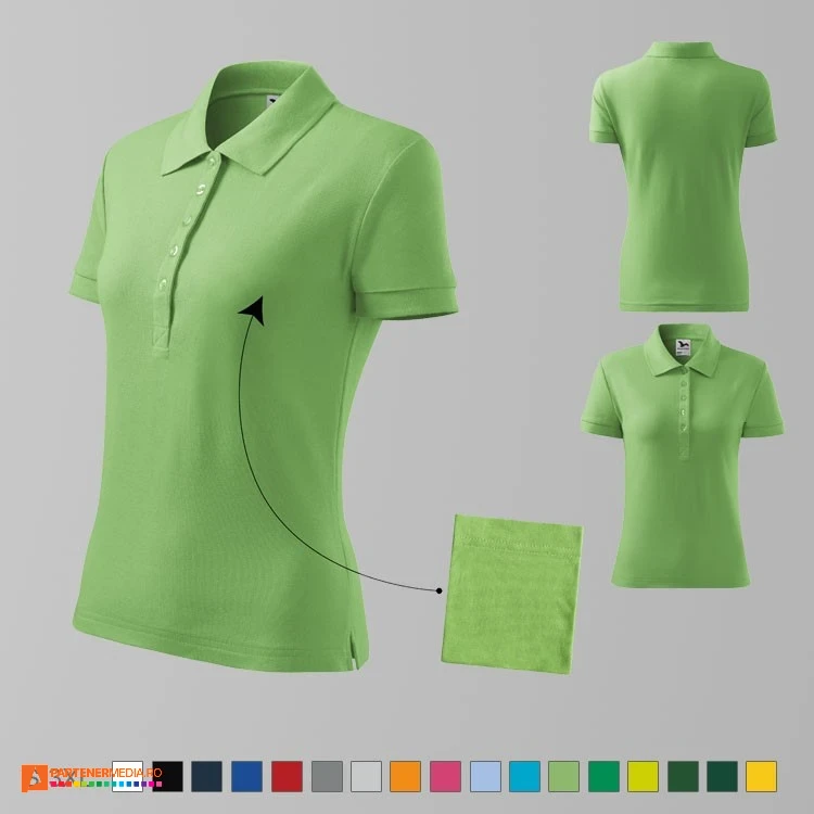 tricouri polo promotionale verde mar pentru dame ad213 poza 16