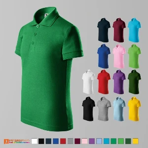 tricouri polo de copii din bumbac si poliester ad222 poza 1