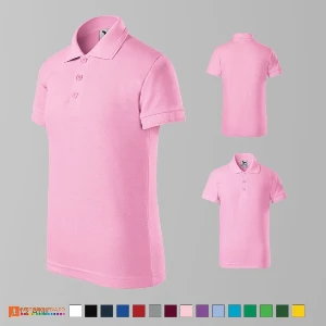 tricouri polo roz de copii din bumbac si poliester ad222 poza 11