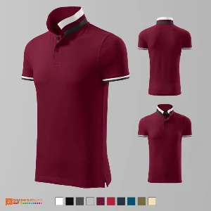 tricouri polo barbatesti visinii din bumbac ad256 poza 11