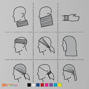 esarfe tubulare promotionale din poliester pentru adulti si copii ad328 poza 2