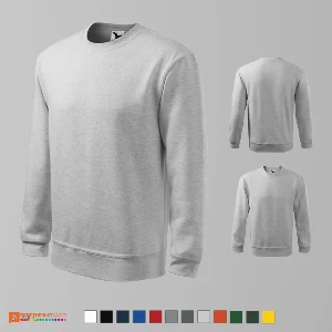 hanorace gri deschis promotionale din bumbac si poliester ad406 poza 7