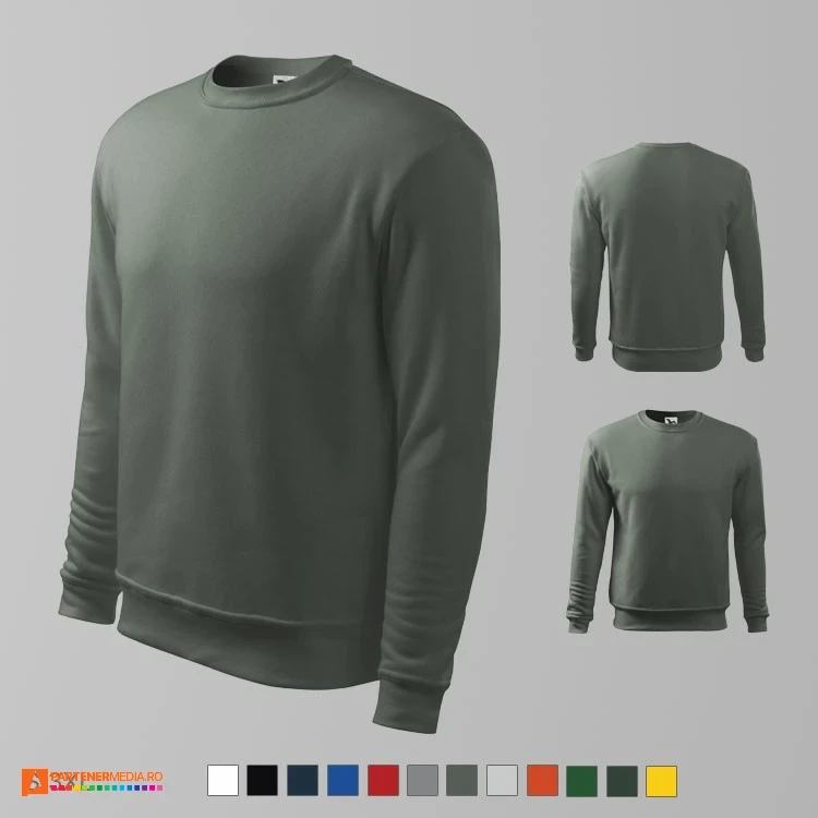 hanorace gri inchis promotionale din bumbac si poliester ad406 poza 8