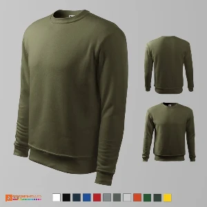 hanorace khaki promotionale din bumbac si poliester ad406 poza 9