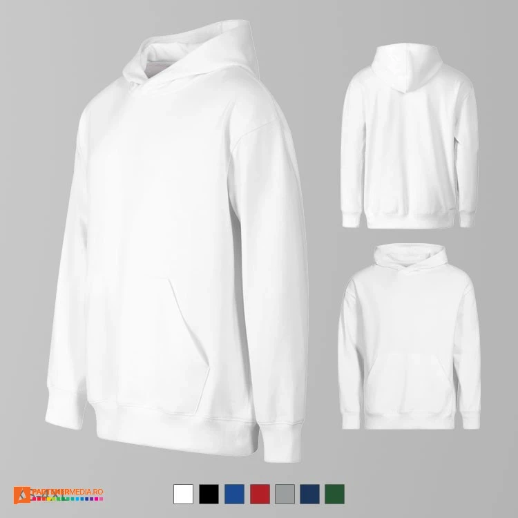 hanorace unisex promotionale cu buzunar marsupiu ad422 poza 1