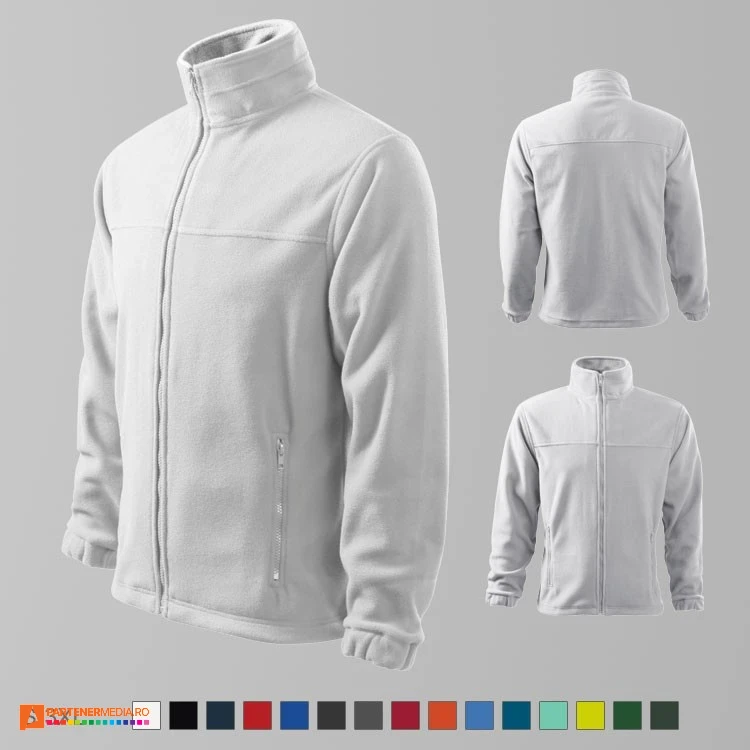 jachete fleece albe promotionale pentru barbati ad501 poza 2