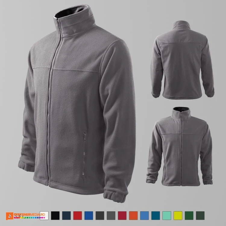 jachete fleece gri promotionale pentru barbati ad501 poza 6