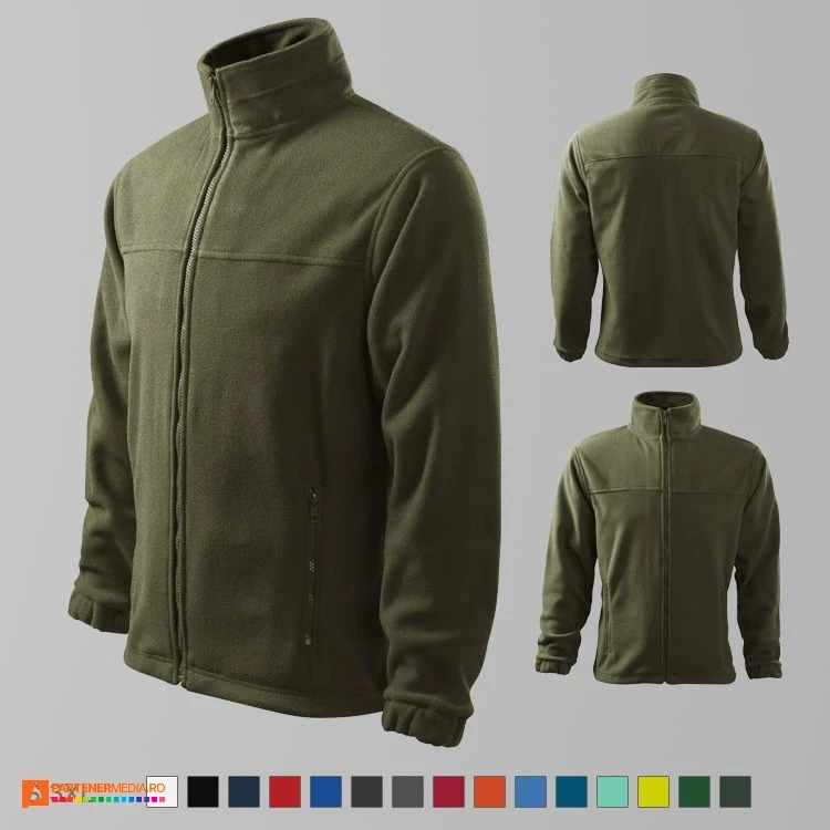 jachete fleece khaki promotionale pentru barbati ad501 poza 8
