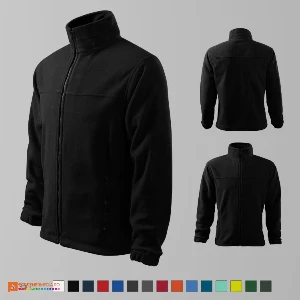 jachete fleece negre promotionale pentru barbati ad501 poza 9