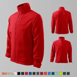 jachete fleece rosii promotionale pentru barbati ad501 poza 11