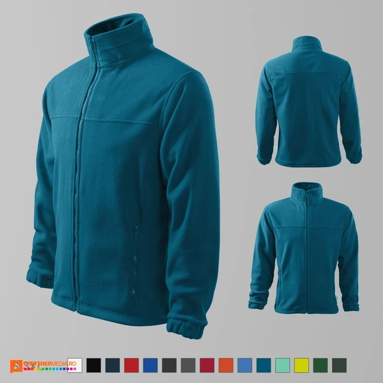 jachete fleece turquise promotionale pentru barbati ad501 poza 12