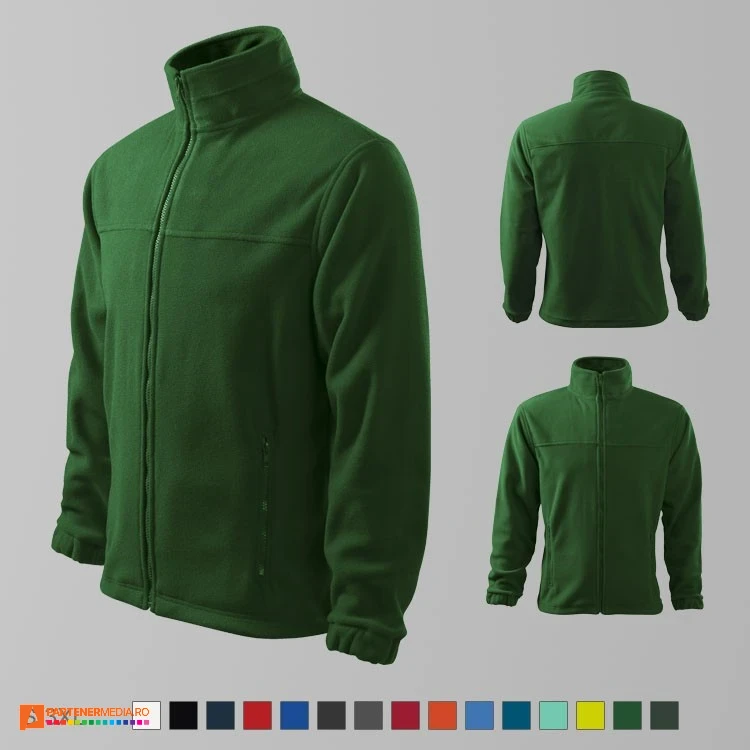 jachete fleece verzi promotionale pentru barbati ad501 poza 13