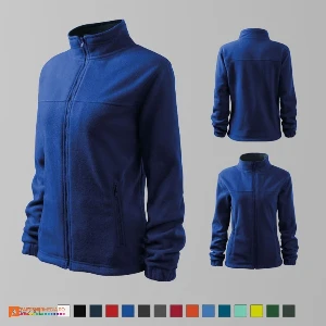 jachete fleece albastre pentru dame ad504 poza 3
