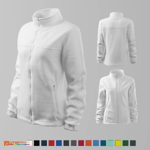 jachete fleece albe pentru dame ad504 poza 2