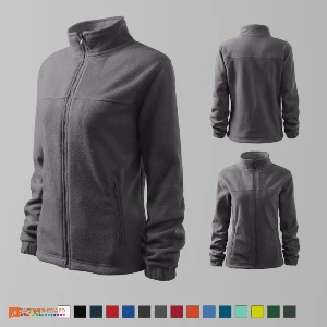 jachete fleece gri pentru dame ad504 poza 6