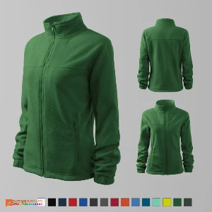 jachete fleece verde inchis pentru dame ad504 poza 14