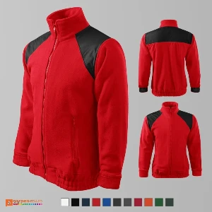 jachete fleece rosii unisex din poliester ad506 poza 10