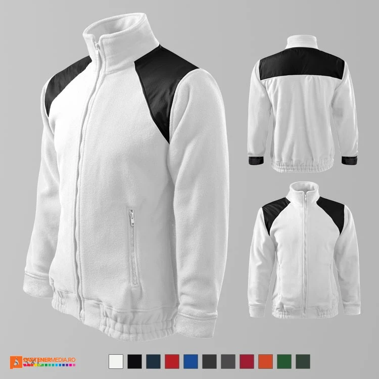 jachete fleece unisex albe din poliester ad506 poza 2