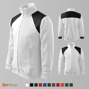 jachete fleece unisex albe din poliester ad506 poza 2