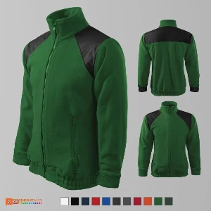 jachete fleece verzi unisex din poliester ad506 poza 11