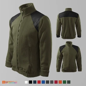 jachete khaki fleece unisex din poliester ad506 poza 7