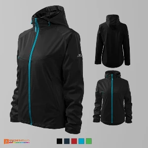 jachete negre softshell de dama ad514 poza 3