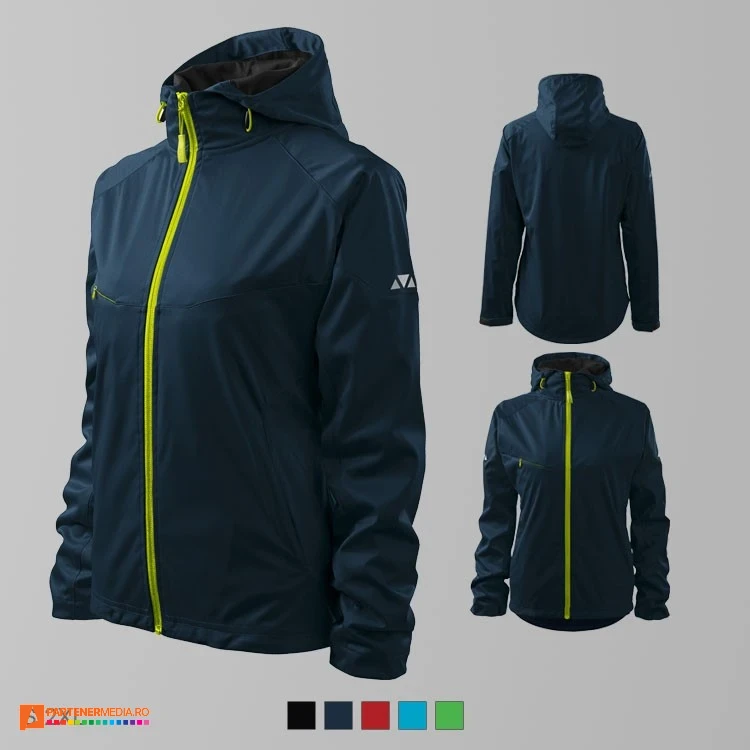 jachete softshell de dama bleumarin ad514 poza 2