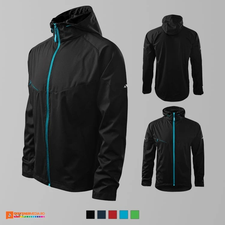 jachete softshell barbatesti negre ad515 poza 3
