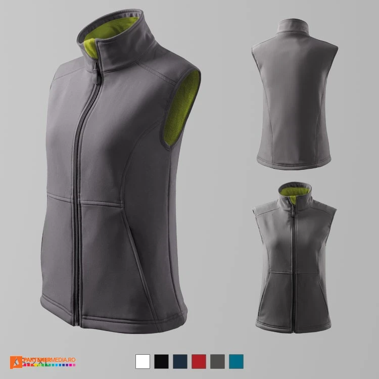 veste de dama softshell gri ad516 poza 4