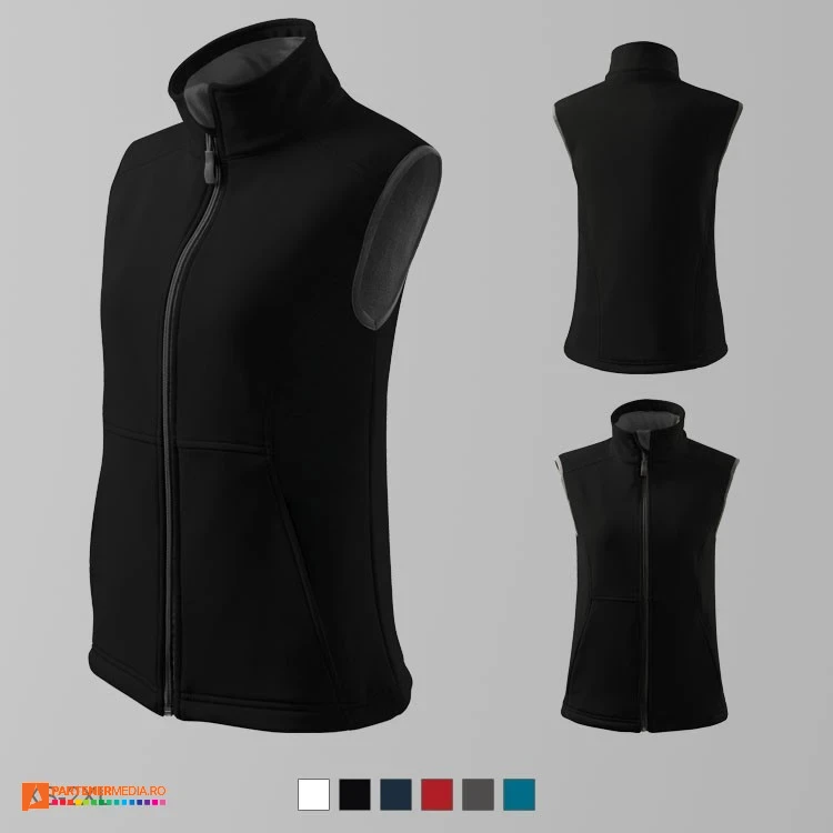 veste de dama softshell negre ad516 poza 5