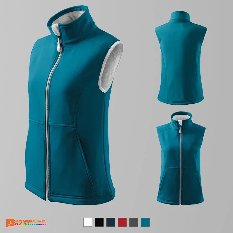 veste de dama softshell turquise ad516 poza 7