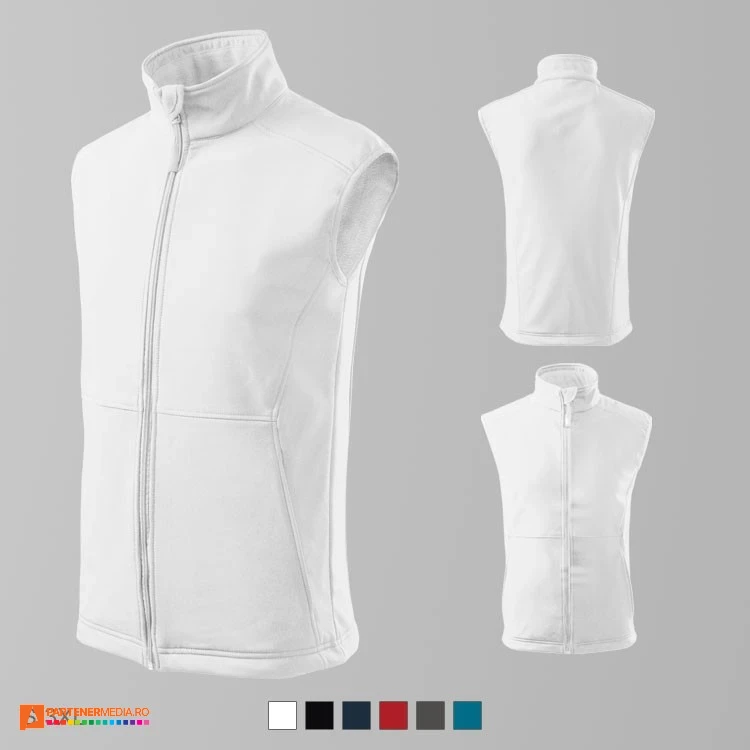 veste softshell barbatesti albe ad517 poza 2