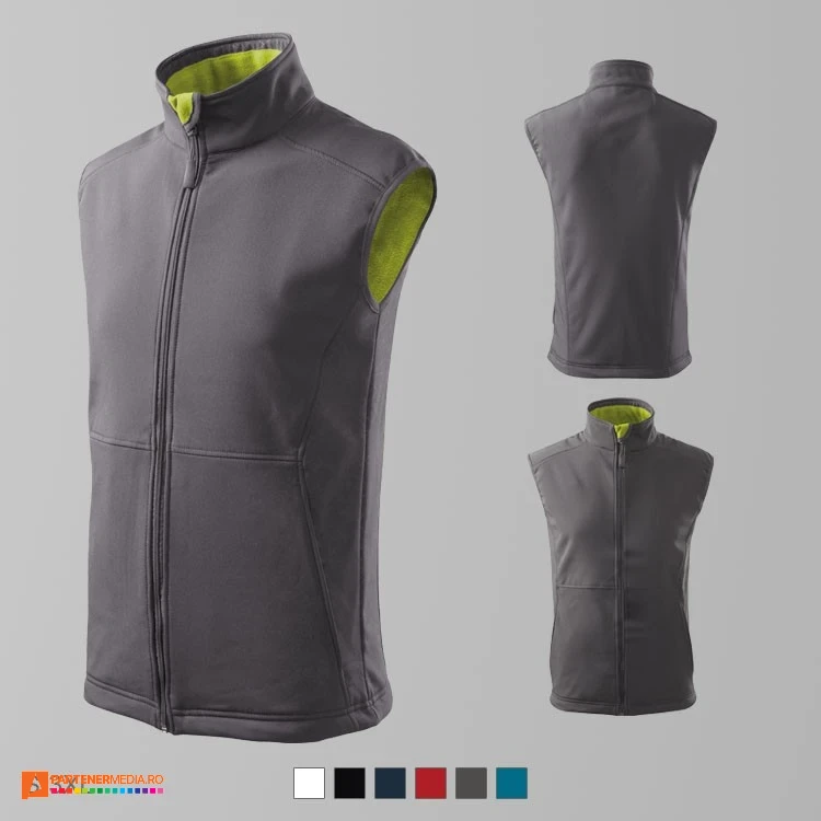 veste softshell barbatesti gri ad517 poza 4