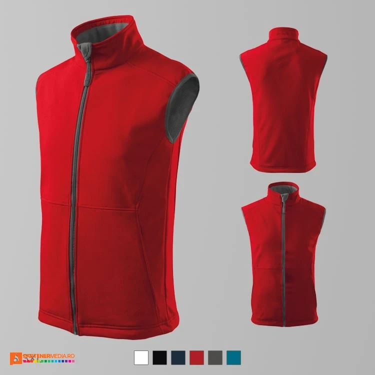 veste softshell barbatesti rosii ad517 poza 6