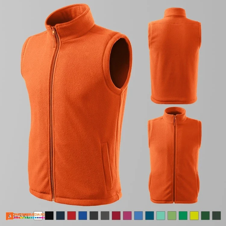 veste fleece unisex promotionale portocalii ad518 poza 10
