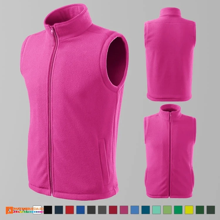 veste fleece unisex promotionale roz ad518 poza 12