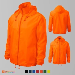 jachete impermeabile unisex promotionale portocalii ad524 poza 5