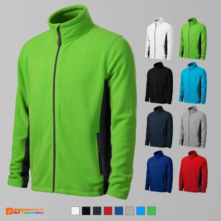 jachete fleece barbatesti promotionale din poliester ad527 poza 1