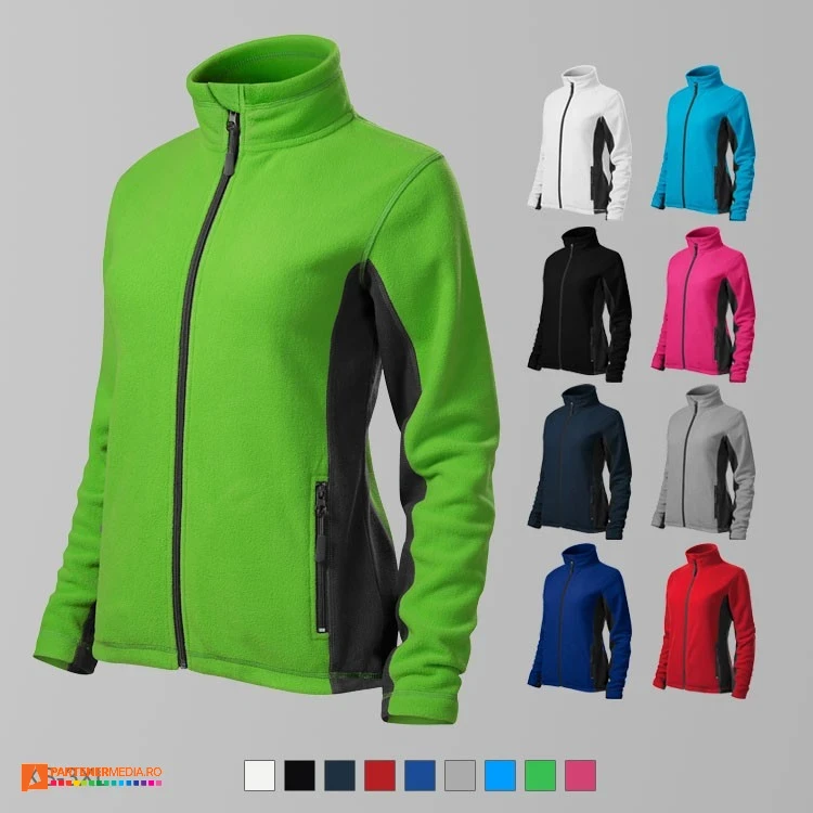 jachete fleece de dama din poliester ad528 poza 1